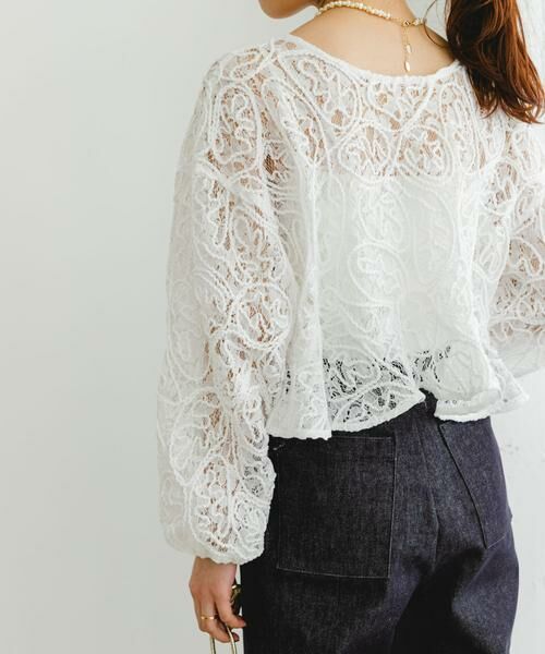 URBAN RESEARCH ROSSO / アーバンリサーチ ロッソ シャツ・ブラウス | F by ROSSO　コードレースブラウス | 詳細11