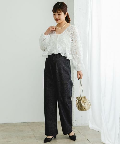 URBAN RESEARCH ROSSO / アーバンリサーチ ロッソ シャツ・ブラウス | F by ROSSO　コードレースブラウス | 詳細12