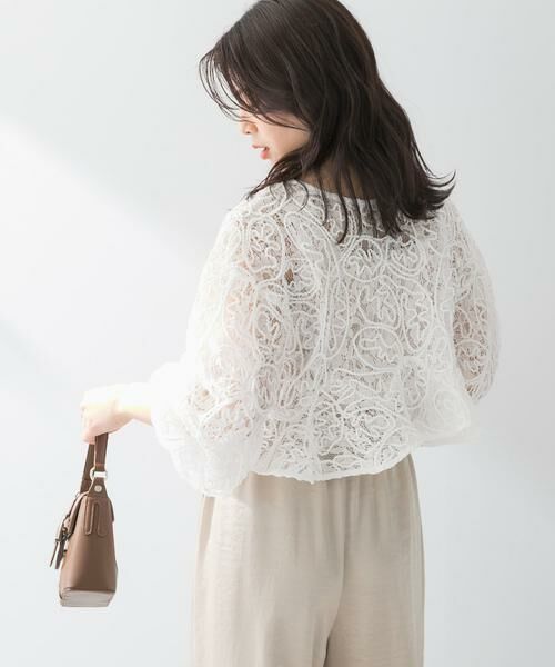 URBAN RESEARCH ROSSO / アーバンリサーチ ロッソ シャツ・ブラウス | F by ROSSO　コードレースブラウス | 詳細4