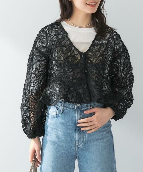 URBAN RESEARCH ROSSO / アーバンリサーチ ロッソ シャツ・ブラウス | F by ROSSO　コードレースブラウス | 詳細15