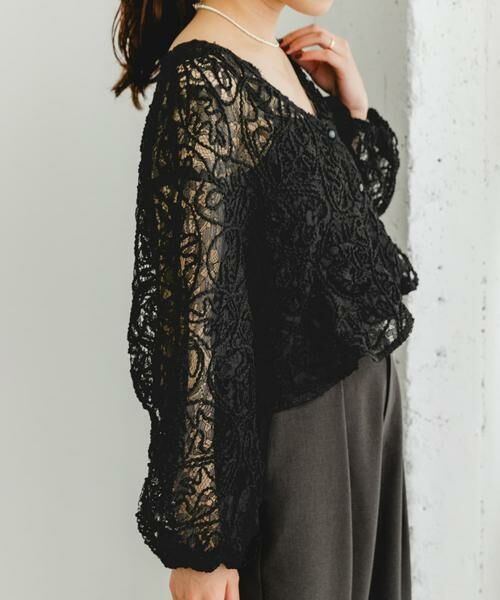 URBAN RESEARCH ROSSO / アーバンリサーチ ロッソ シャツ・ブラウス | F by ROSSO　コードレースブラウス | 詳細23