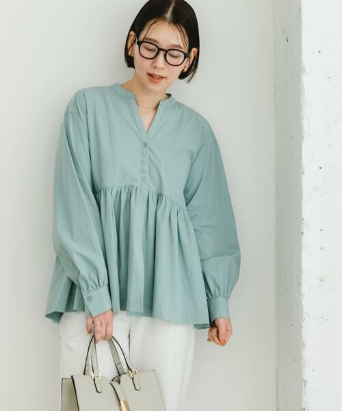 URBAN RESEARCH ROSSO / アーバンリサーチ ロッソ シャツ・ブラウス | F by ROSSO　ティアードギャザーブラウス | 詳細1