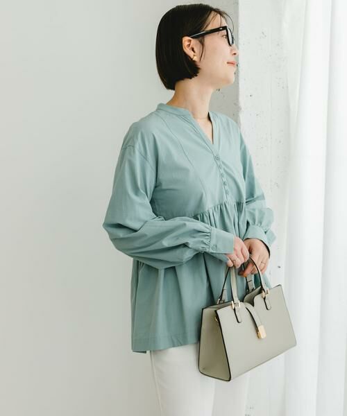 URBAN RESEARCH ROSSO / アーバンリサーチ ロッソ シャツ・ブラウス | F by ROSSO　ティアードギャザーブラウス | 詳細3