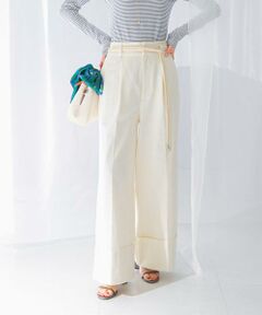 URBAN RESEARCH ROSSO / アーバンリサーチ ロッソ その他パンツ | ベルト付ロールアップパンツ