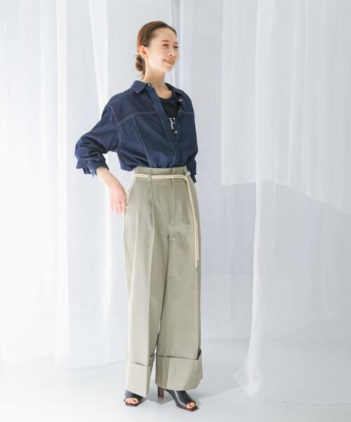 URBAN RESEARCH ROSSO / アーバンリサーチ ロッソ その他パンツ | ベルト付ロールアップパンツ | 詳細2