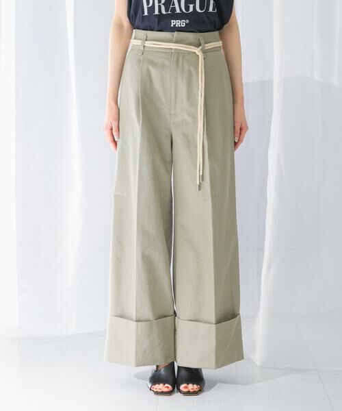 URBAN RESEARCH ROSSO / アーバンリサーチ ロッソ その他パンツ | ベルト付ロールアップパンツ | 詳細3