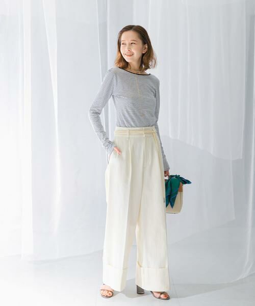 URBAN RESEARCH ROSSO / アーバンリサーチ ロッソ その他パンツ | ベルト付ロールアップパンツ | 詳細21