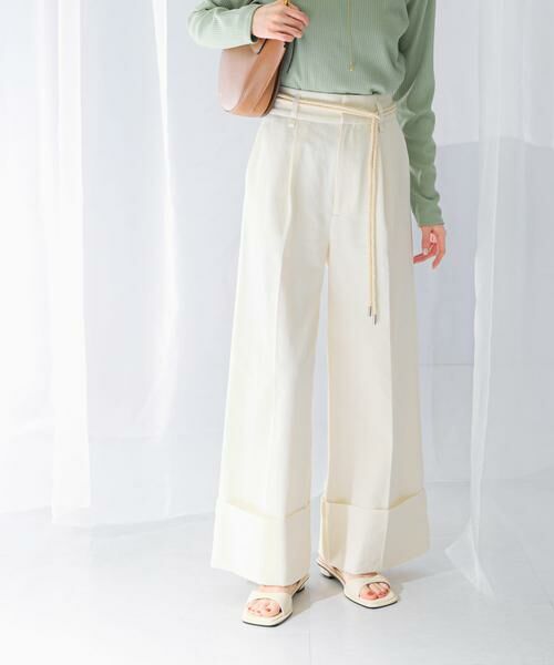 URBAN RESEARCH ROSSO / アーバンリサーチ ロッソ その他パンツ | ベルト付ロールアップパンツ | 詳細22