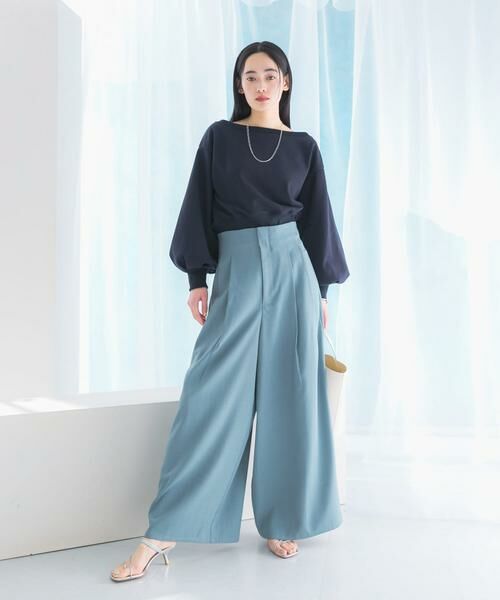 URBAN RESEARCH ROSSO / アーバンリサーチ ロッソ その他パンツ | ハイウエストワイドパンツ | 詳細3