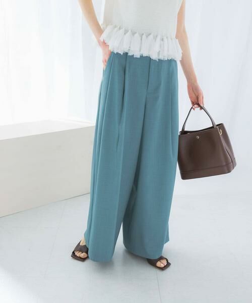 URBAN RESEARCH ROSSO / アーバンリサーチ ロッソ その他パンツ | ハイウエストワイドパンツ | 詳細4