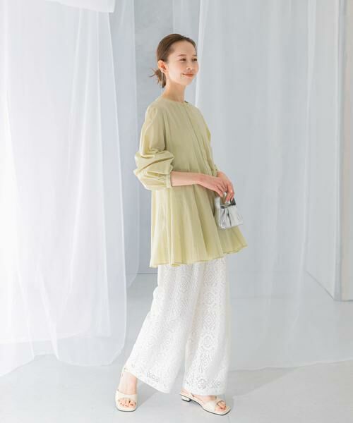 URBAN RESEARCH ROSSO / アーバンリサーチ ロッソ その他パンツ | レースワイドパンツ | 詳細3