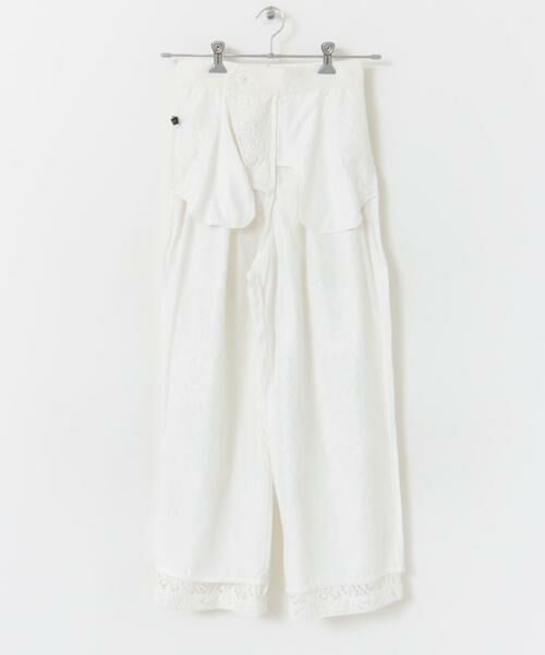 URBAN RESEARCH ROSSO / アーバンリサーチ ロッソ その他パンツ | レースワイドパンツ | 詳細8