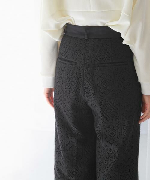 URBAN RESEARCH ROSSO / アーバンリサーチ ロッソ その他パンツ | レースワイドパンツ | 詳細21