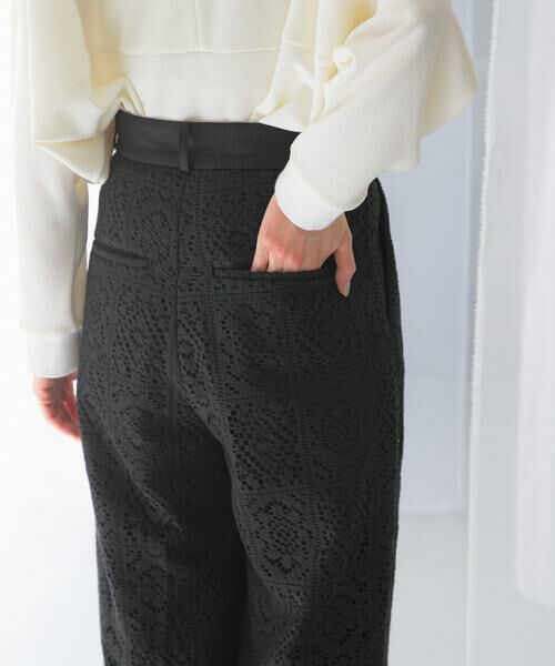URBAN RESEARCH ROSSO / アーバンリサーチ ロッソ その他パンツ | レースワイドパンツ | 詳細22