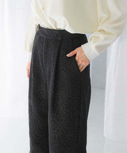 URBAN RESEARCH ROSSO / アーバンリサーチ ロッソ その他パンツ | レースワイドパンツ | 詳細19