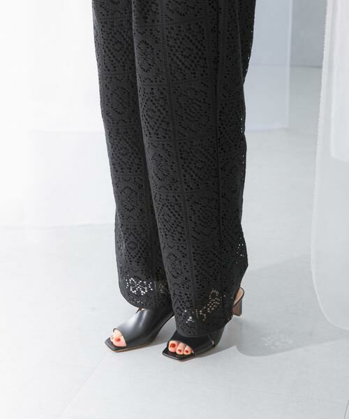 URBAN RESEARCH ROSSO / アーバンリサーチ ロッソ その他パンツ | レースワイドパンツ | 詳細20