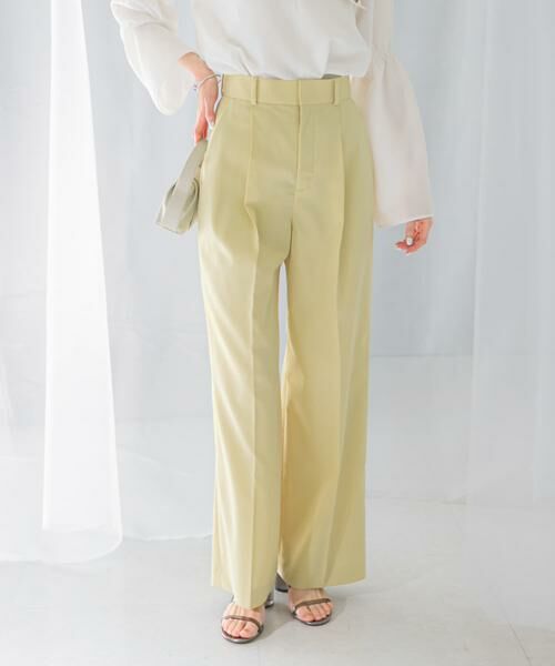 URBAN RESEARCH ROSSO / アーバンリサーチ ロッソ その他パンツ | ハイウエストワイドスラックス | 詳細1