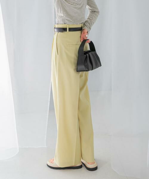 URBAN RESEARCH ROSSO / アーバンリサーチ ロッソ その他パンツ | ハイウエストワイドスラックス | 詳細6