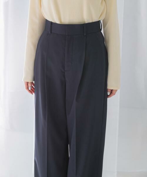 URBAN RESEARCH ROSSO / アーバンリサーチ ロッソ その他パンツ | ハイウエストワイドスラックス | 詳細10