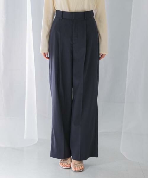 URBAN RESEARCH ROSSO / アーバンリサーチ ロッソ その他パンツ | ハイウエストワイドスラックス | 詳細19