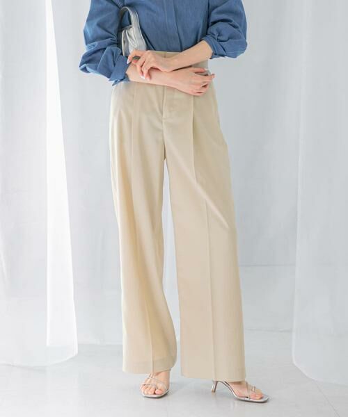 URBAN RESEARCH ROSSO / アーバンリサーチ ロッソ その他パンツ | ハイウエストワイドスラックス | 詳細30