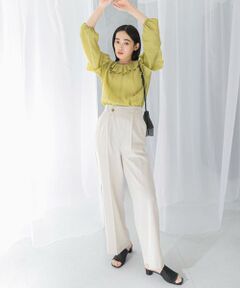 URBAN RESEARCH ROSSO / アーバンリサーチ ロッソ その他パンツ | ヘリンボーンラップストレートパンツ