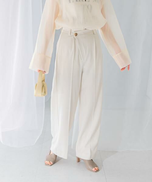 URBAN RESEARCH ROSSO / アーバンリサーチ ロッソ その他パンツ | ヘリンボーンラップストレートパンツ | 詳細2