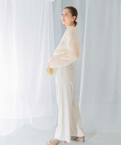 URBAN RESEARCH ROSSO / アーバンリサーチ ロッソ その他パンツ | ヘリンボーンラップストレートパンツ | 詳細4