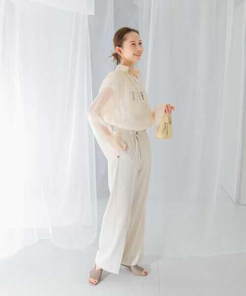 URBAN RESEARCH ROSSO / アーバンリサーチ ロッソ その他パンツ | ヘリンボーンラップストレートパンツ | 詳細5