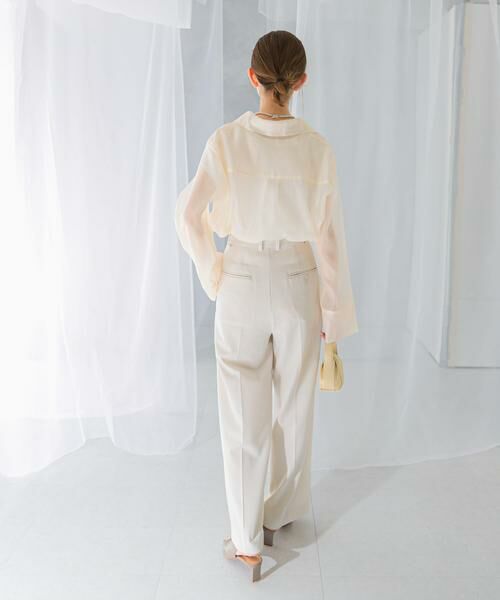 URBAN RESEARCH ROSSO / アーバンリサーチ ロッソ その他パンツ | ヘリンボーンラップストレートパンツ | 詳細6