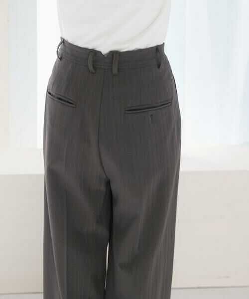 URBAN RESEARCH ROSSO / アーバンリサーチ ロッソ その他パンツ | ヘリンボーンラップストレートパンツ | 詳細23