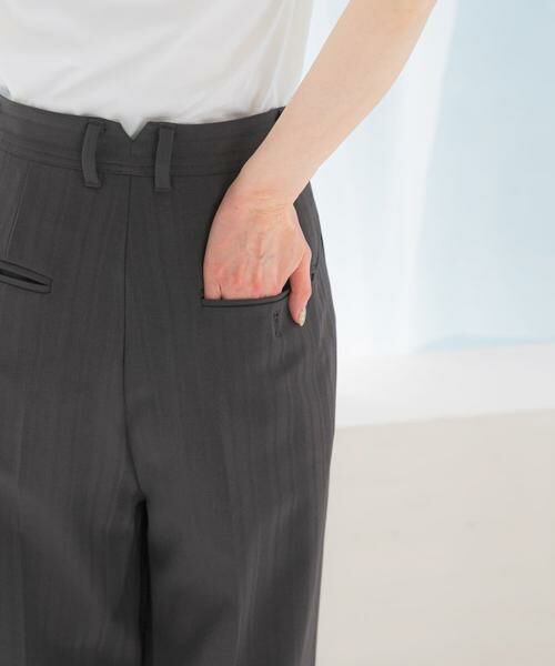 URBAN RESEARCH ROSSO / アーバンリサーチ ロッソ その他パンツ | ヘリンボーンラップストレートパンツ | 詳細24