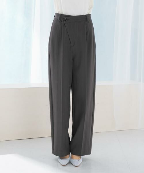 URBAN RESEARCH ROSSO / アーバンリサーチ ロッソ その他パンツ | ヘリンボーンラップストレートパンツ | 詳細16