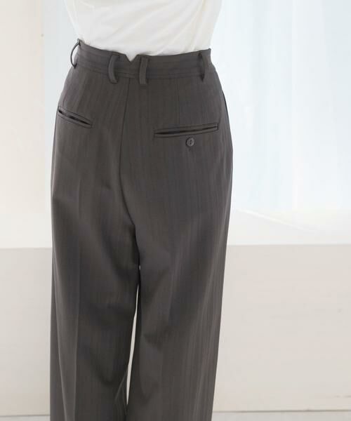 URBAN RESEARCH ROSSO / アーバンリサーチ ロッソ その他パンツ | ヘリンボーンラップストレートパンツ | 詳細22