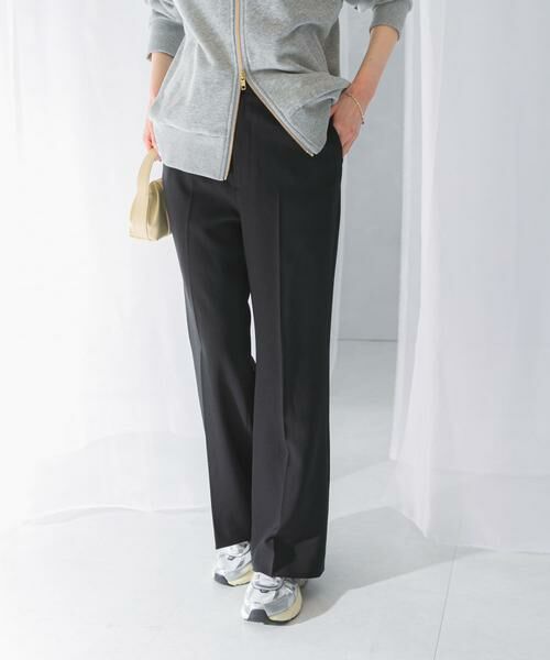 URBAN RESEARCH ROSSO / アーバンリサーチ ロッソ その他パンツ | 防シワセミフレアパンツ(ブラック)