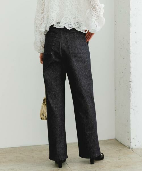 URBAN RESEARCH ROSSO / アーバンリサーチ ロッソ デニムパンツ | 『MADE IN JAPAN』F by ROSSO　モンスターストレッチワイドストレートデニム | 詳細3