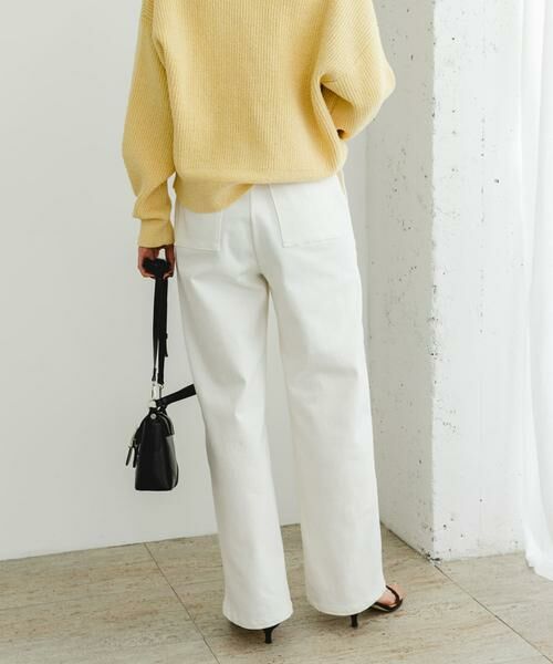 URBAN RESEARCH ROSSO / アーバンリサーチ ロッソ デニムパンツ | 『MADE IN JAPAN』F by ROSSO　モンスターストレッチワイドストレートデニム | 詳細16