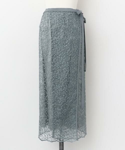 URBAN RESEARCH ROSSO / アーバンリサーチ ロッソ スカート | フラワースパンコールレーススカート | 詳細12