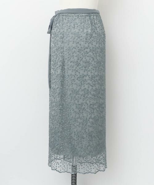 URBAN RESEARCH ROSSO / アーバンリサーチ ロッソ スカート | フラワースパンコールレーススカート | 詳細15