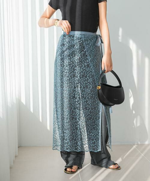 URBAN RESEARCH ROSSO / アーバンリサーチ ロッソ スカート | フラワースパンコールレーススカート | 詳細2