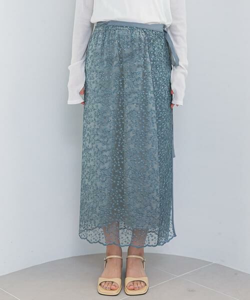 URBAN RESEARCH ROSSO / アーバンリサーチ ロッソ スカート | フラワースパンコールレーススカート | 詳細6