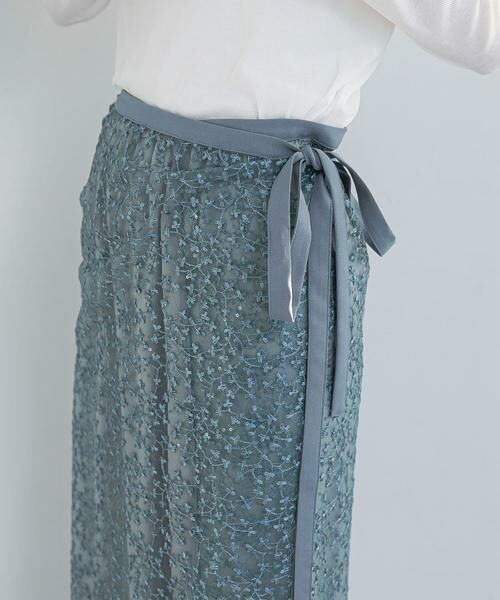 URBAN RESEARCH ROSSO / アーバンリサーチ ロッソ スカート | フラワースパンコールレーススカート | 詳細9