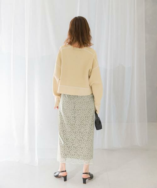 URBAN RESEARCH ROSSO / アーバンリサーチ ロッソ スカート | フラワースパンコールレーススカート | 詳細21