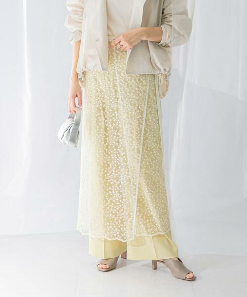 URBAN RESEARCH ROSSO / アーバンリサーチ ロッソ スカート | フラワースパンコールレーススカート | 詳細22