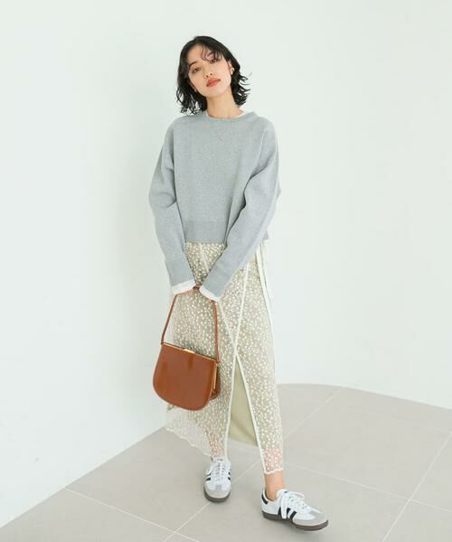 URBAN RESEARCH ROSSO / アーバンリサーチ ロッソ スカート | フラワースパンコールレーススカート | 詳細25