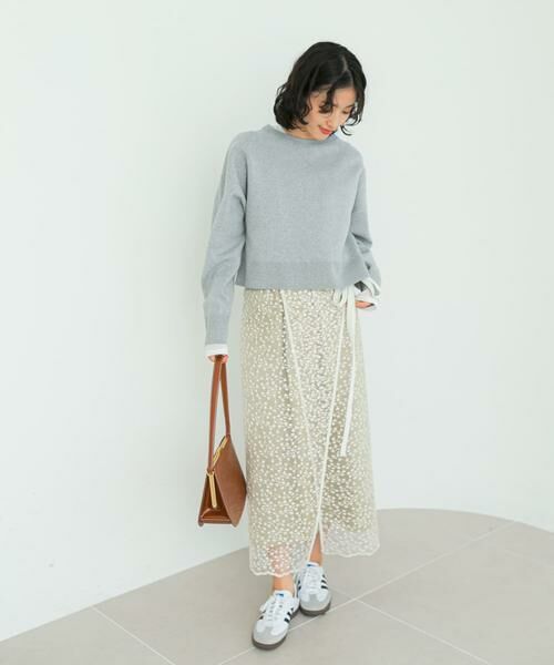 URBAN RESEARCH ROSSO / アーバンリサーチ ロッソ スカート | フラワースパンコールレーススカート | 詳細26