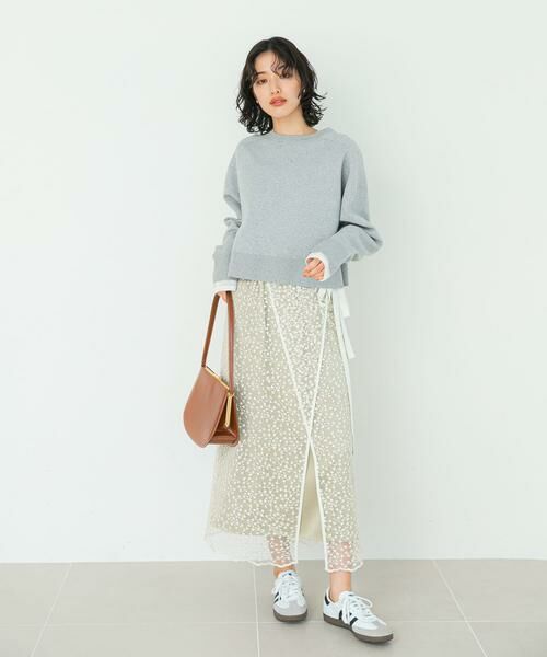 URBAN RESEARCH ROSSO / アーバンリサーチ ロッソ スカート | フラワースパンコールレーススカート | 詳細27