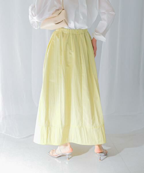 URBAN RESEARCH ROSSO / アーバンリサーチ ロッソ スカート | スリットギャザースカート | 詳細1