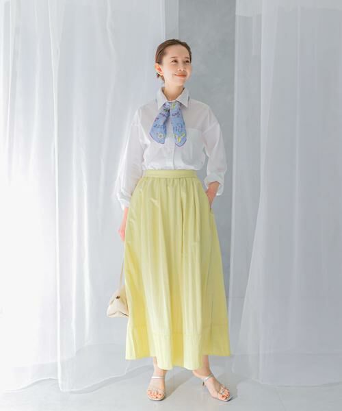 URBAN RESEARCH ROSSO / アーバンリサーチ ロッソ スカート | スリットギャザースカート | 詳細3