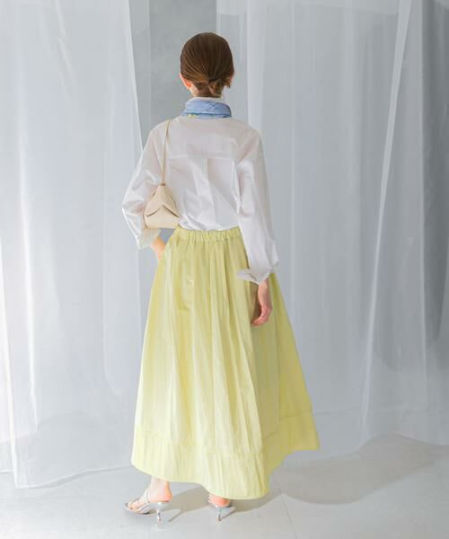 URBAN RESEARCH ROSSO / アーバンリサーチ ロッソ スカート | スリットギャザースカート | 詳細4